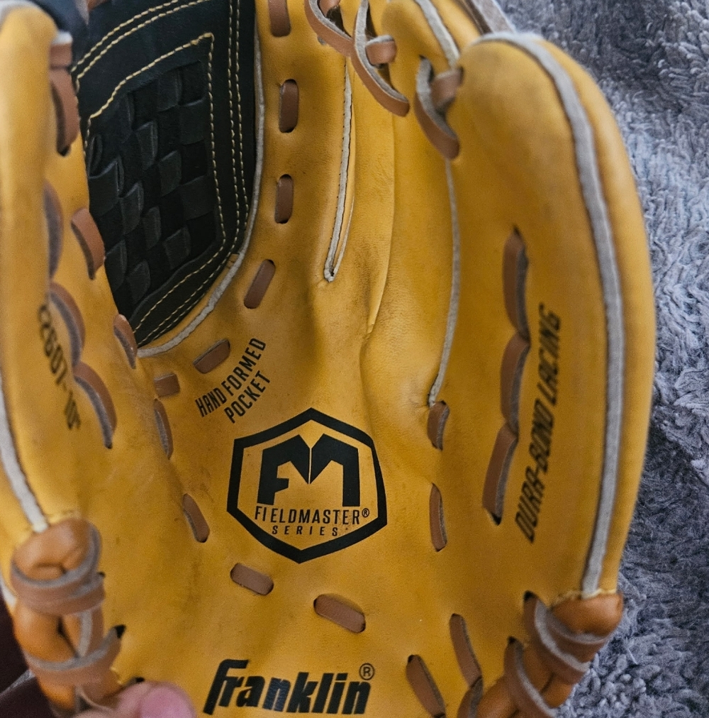 Franklin Fieldmaster Yellow Baseball Glove